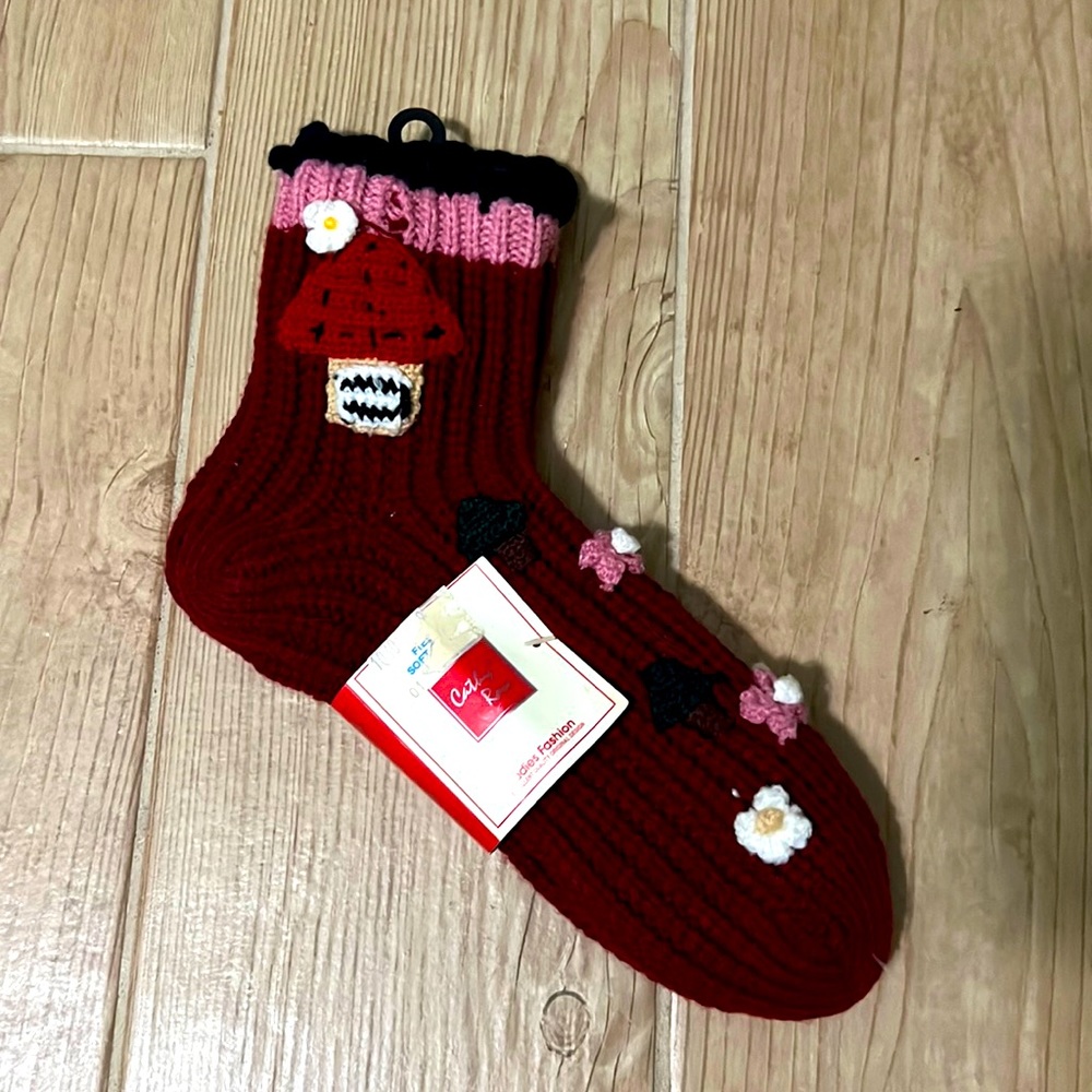 Cathy Rose Women’s Cute Knitted Socks Vintage NWT